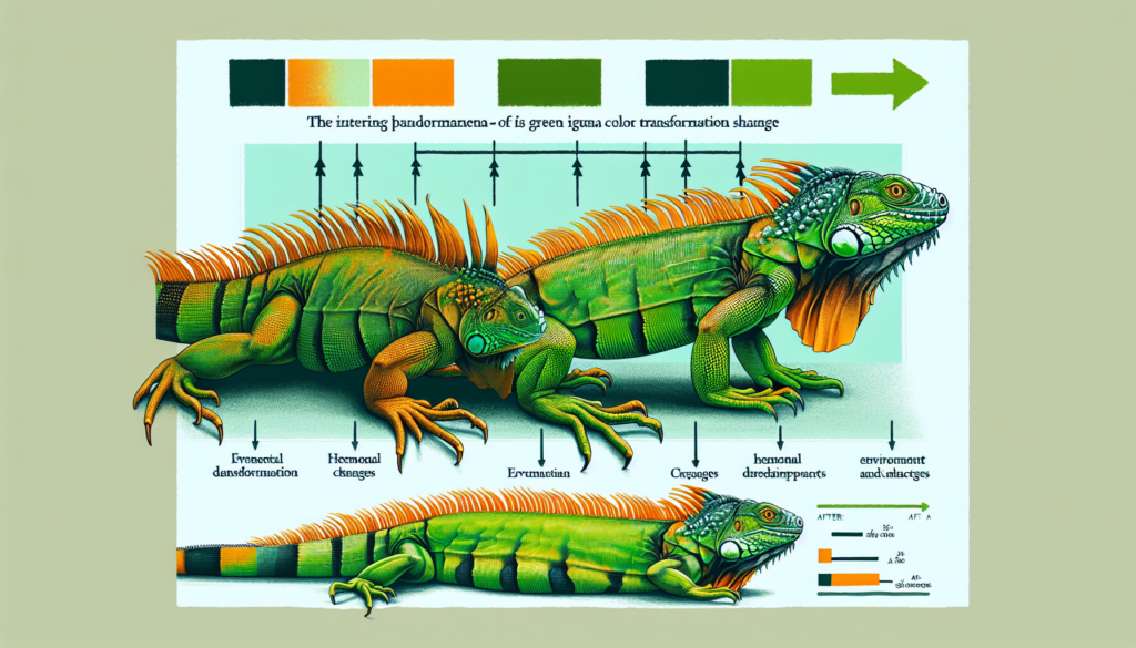 The Color Change Mystery: Why Do Green Iguanas Turn Orange?