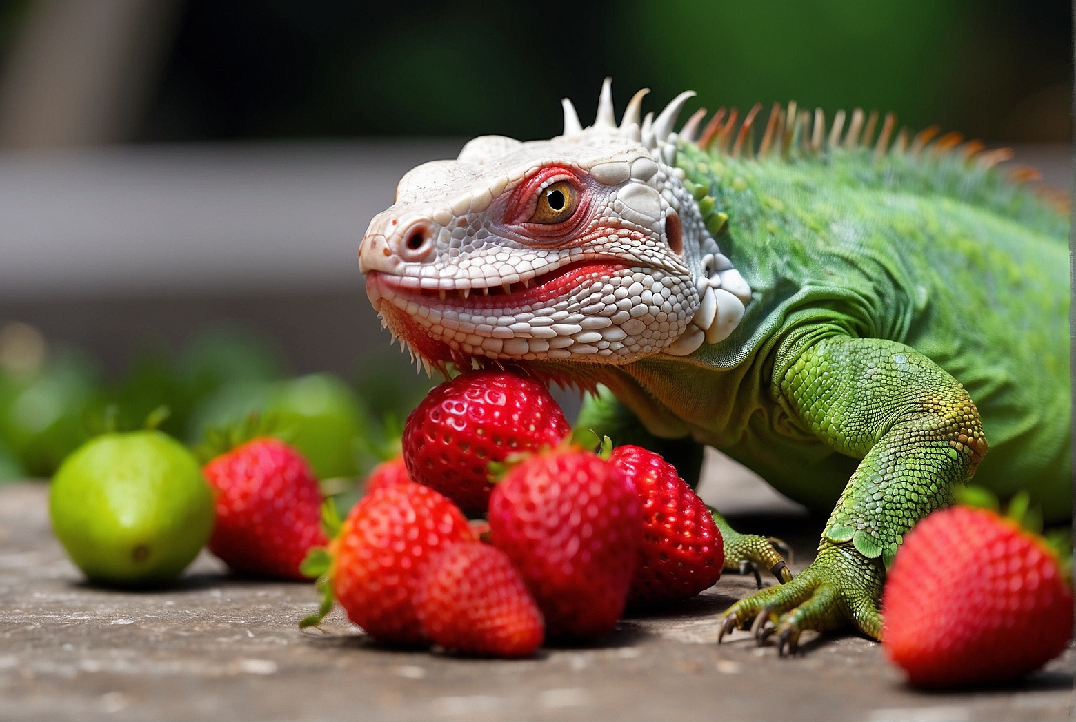 Can Green Iguanas Eat Strawberries?