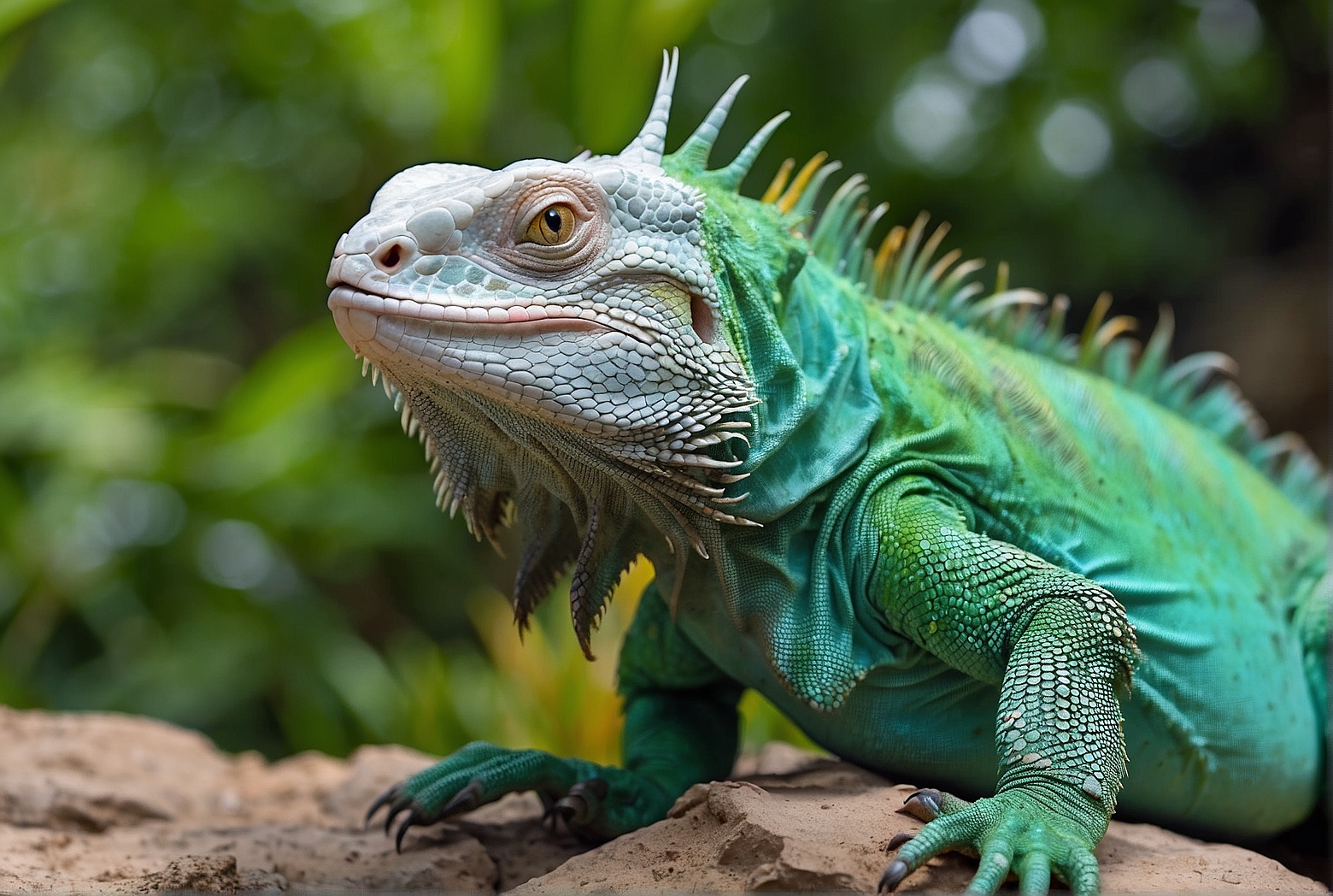 Reasons why green iguanas may change color