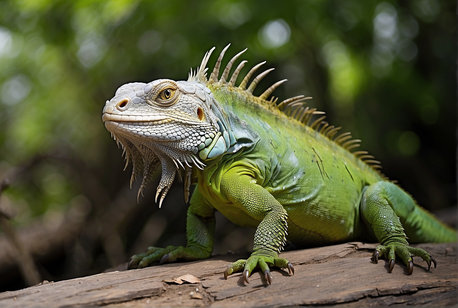 Exploring the Natural Diet of Green Iguanas in the Wild